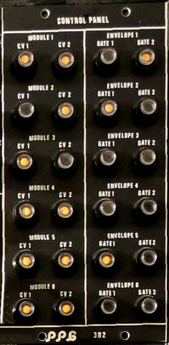 PPG 300 Series Modular System 302 Control Panel