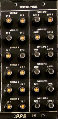PPG 300 Series Modular System 302 Control Panel