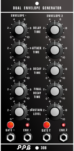 PPG 300 Series Modular Dual DADSR Module