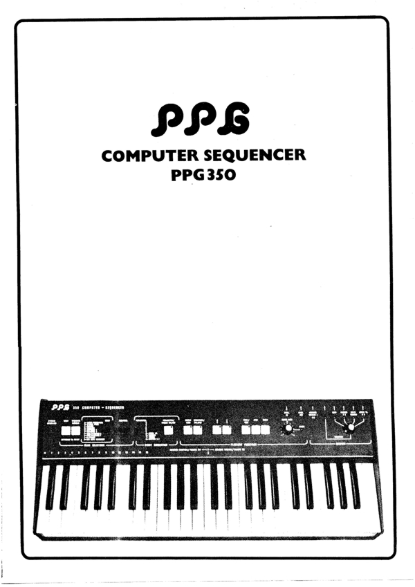 PPG 350 Computer Sequencer
